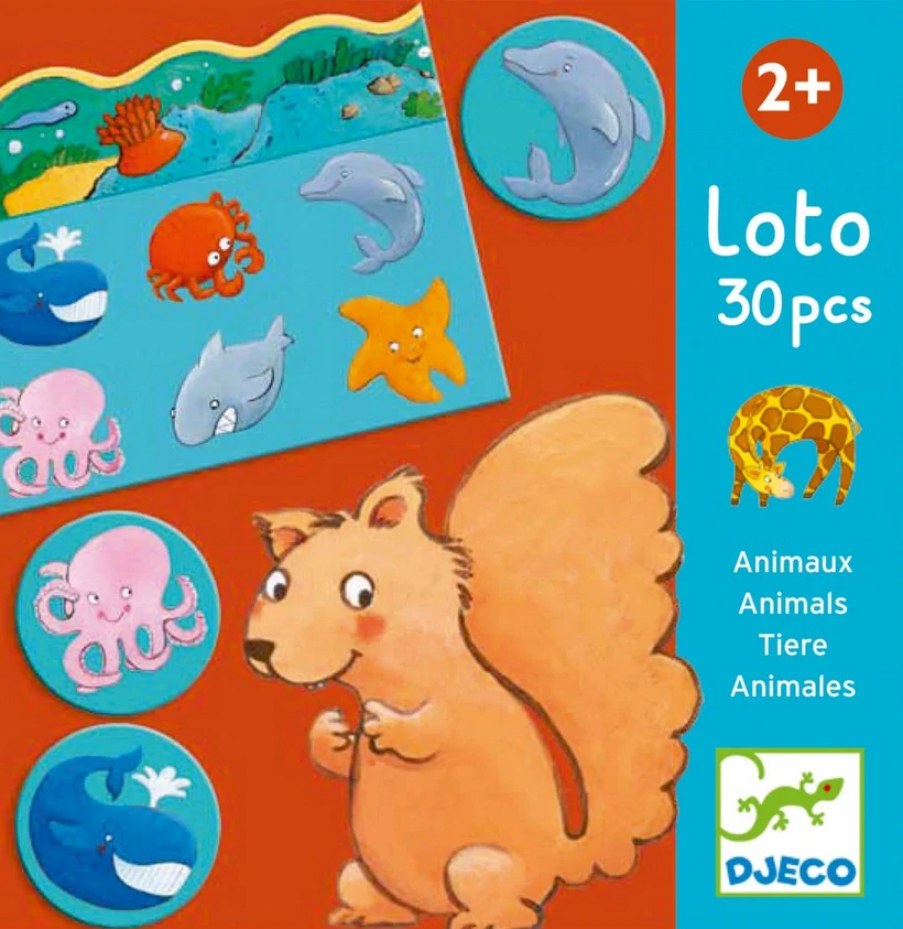 DJECO Loto - Zvířata