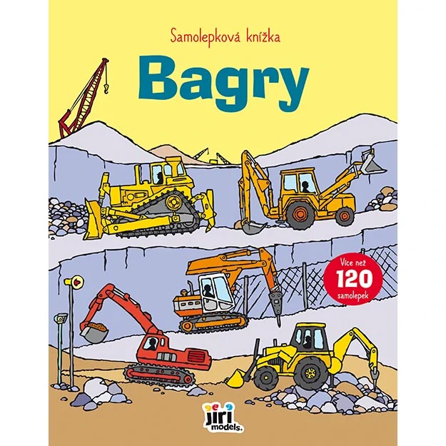 Samolepková knížka - Bagry