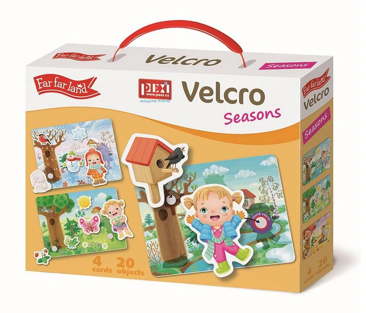 PEXI VELCRO Skládačky - Roční období