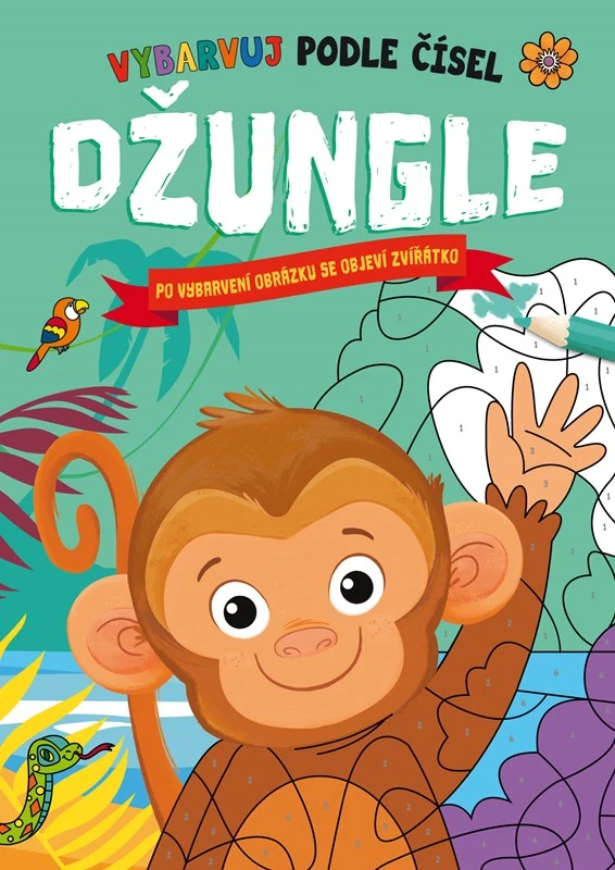 Vybarvuj podle čísel - Džungle
