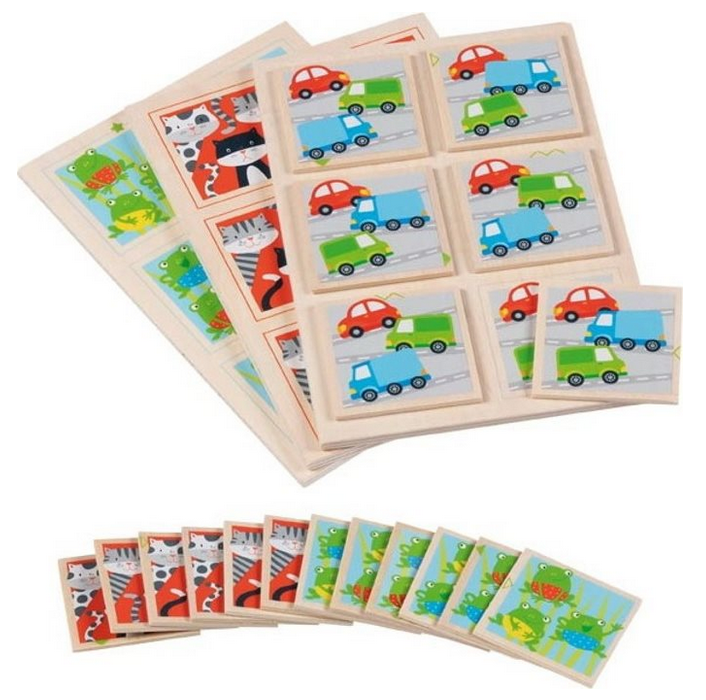 GOKI Dřevěné loto pro bystré oči