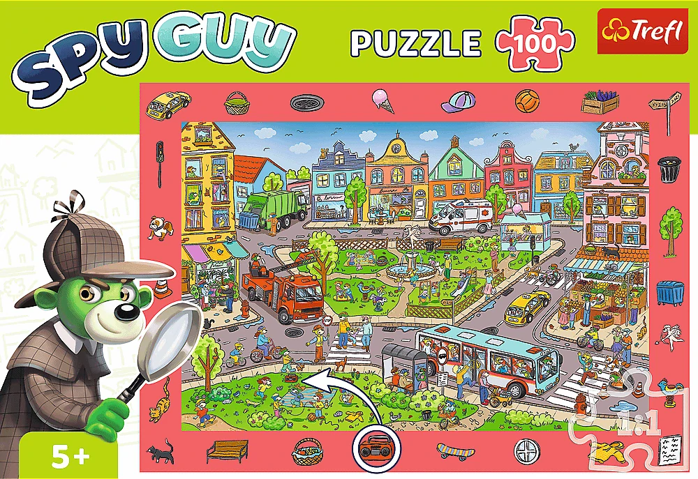 TREFL Puzzle I spy: Město (100 dílků)