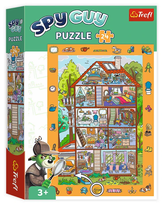 TREFL Puzzle I spy: V domě (24 dílků)