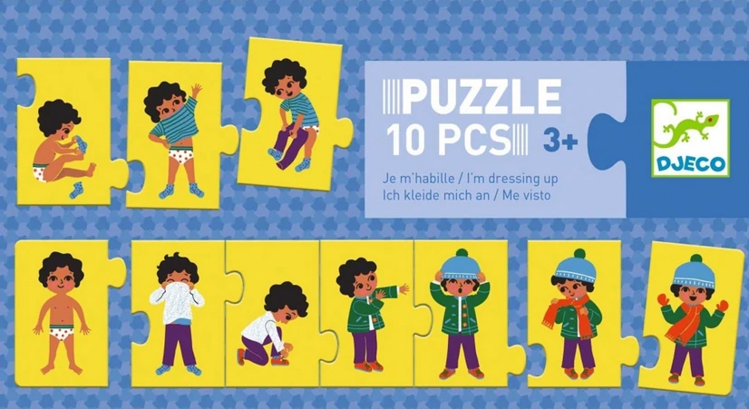 DJECO Puzzle - Učím se oblékat