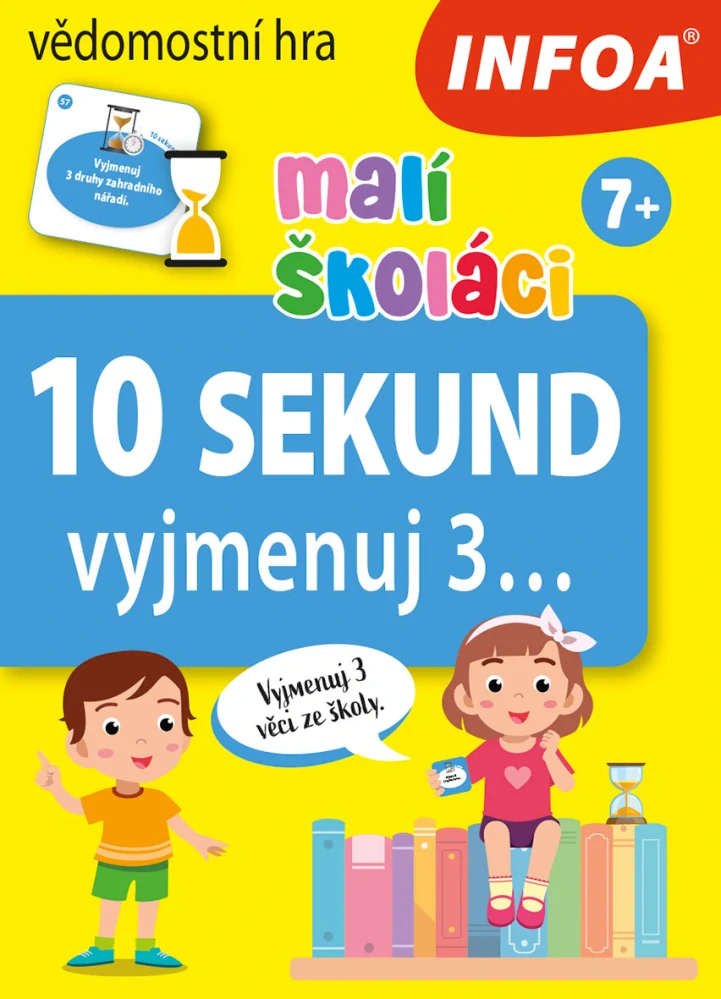10 sekund - Vyjmenuj 3 ... malí školáci