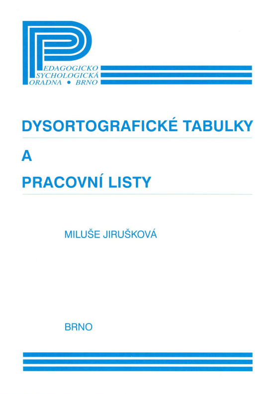 Dysortografické tabulky a pracovní listy