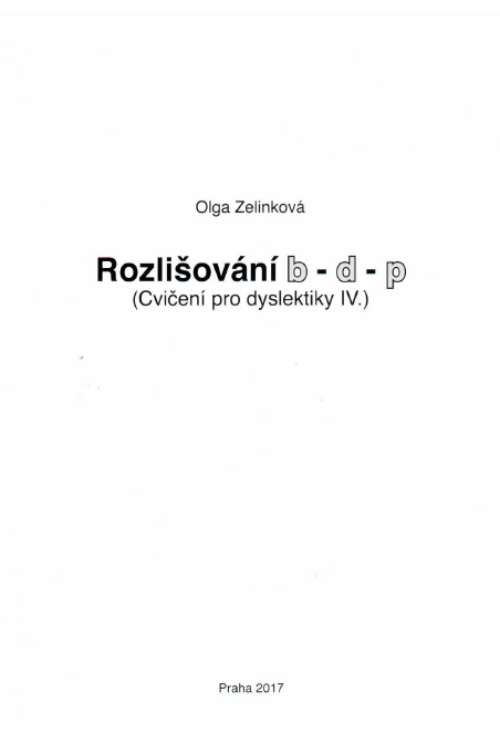 Rozlišování b - d - p