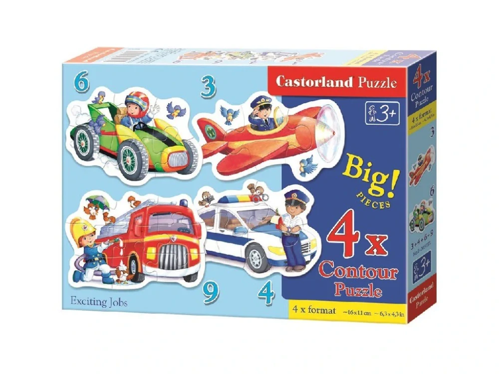 CASTORLAND První puzzle - Povolání (4v1)