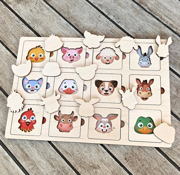 Vkládačka MINI - Domácí zvířata