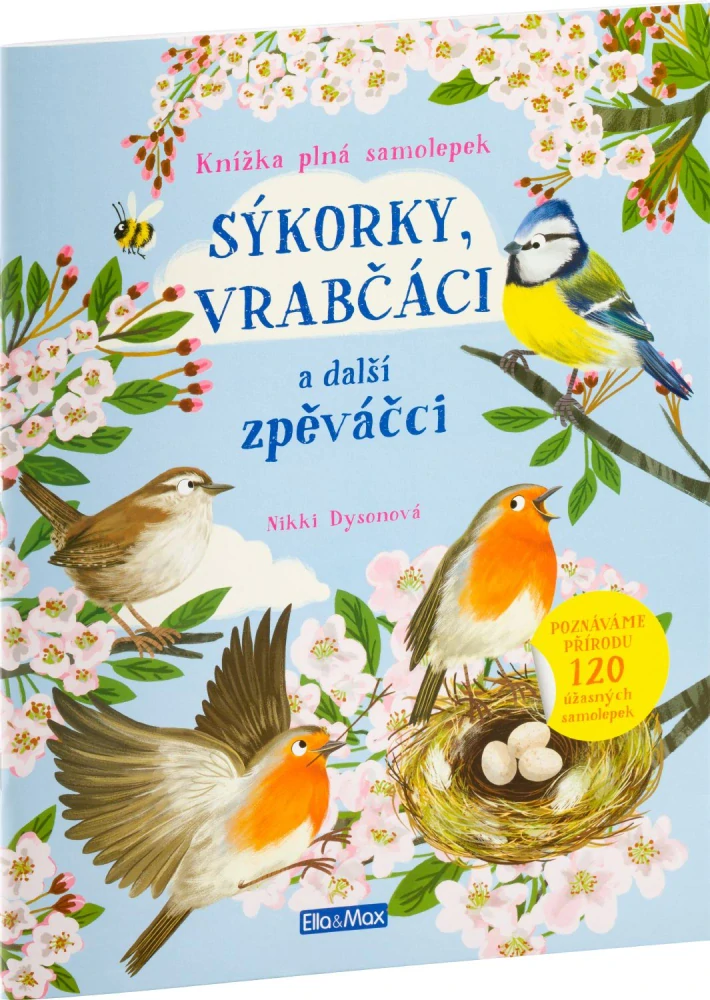 Samolepková knížka - Sýkorky, vrabčáci a další zpěváčci