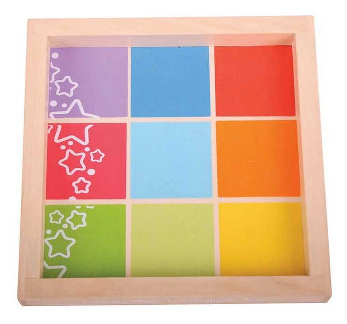 BIGJIGS TOYS Dřevěné kostky s obrázky