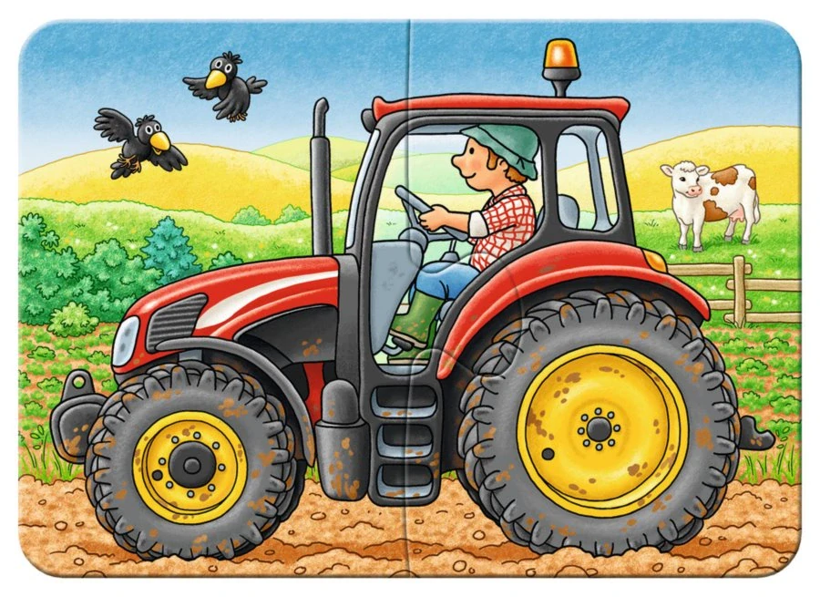 RAVENSBURGER Moje první puzzle - Dopravní stroje 