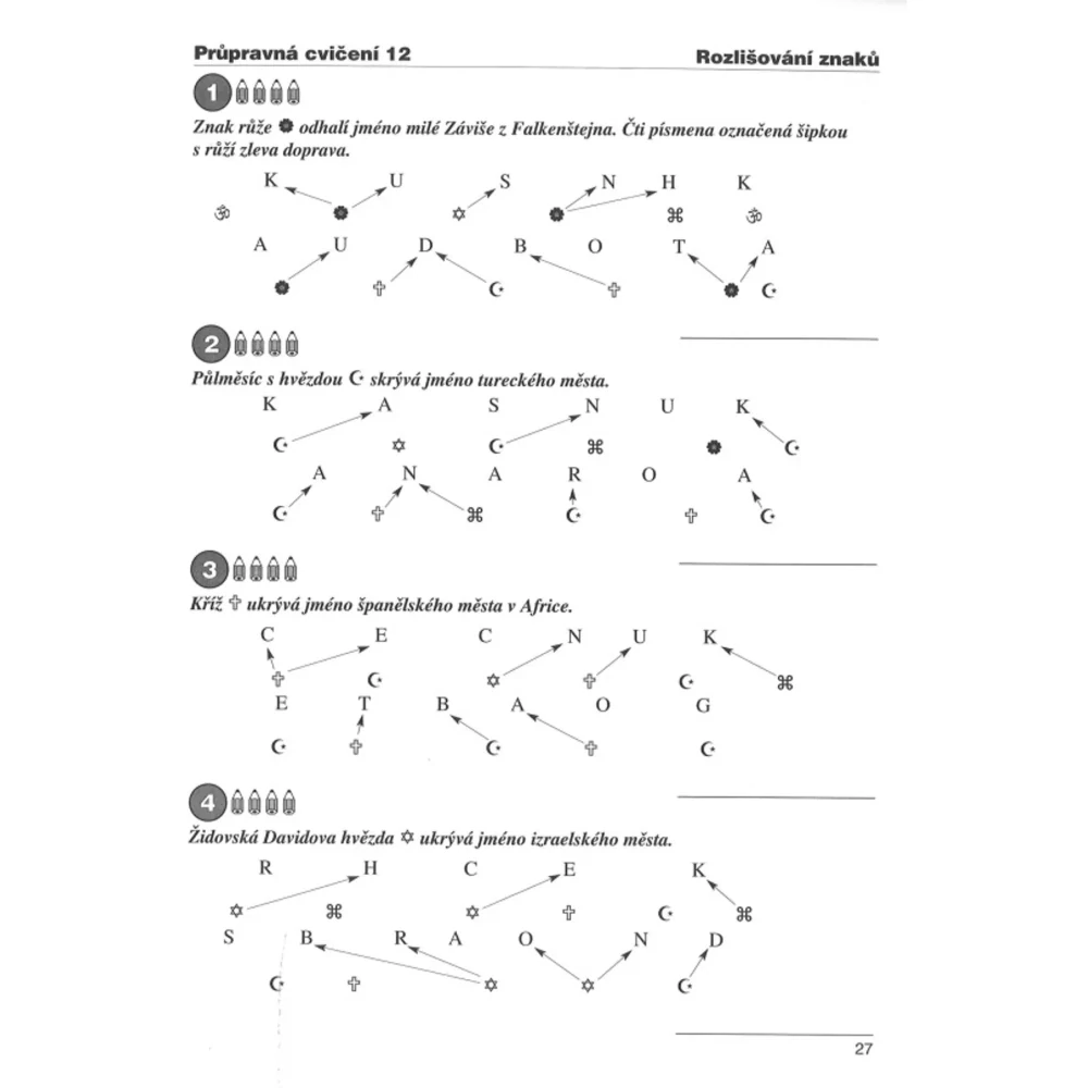 Zábavná cvičení pro rozvoj čtení