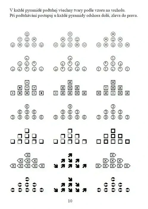 Zrakové vnímání - Optická diferenciace II. 