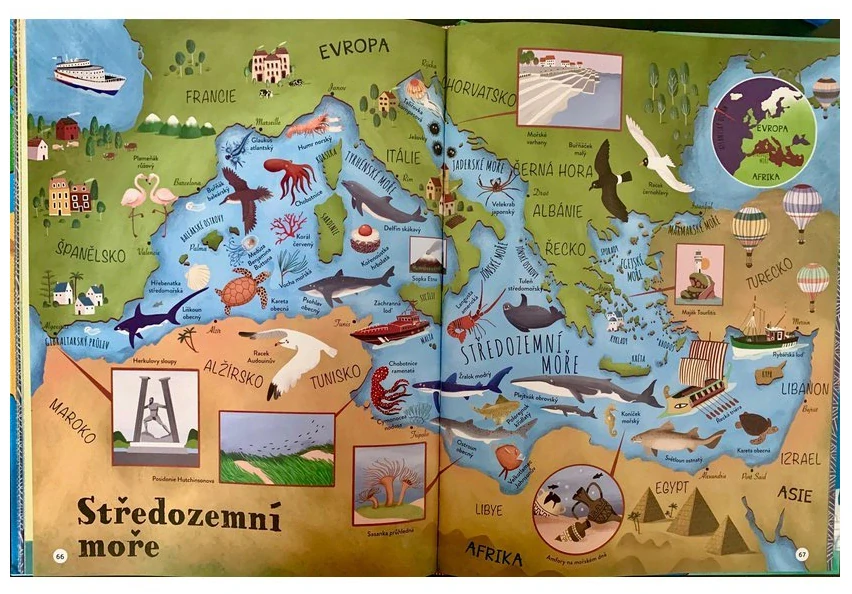 Atlas oceánů a moří světa
