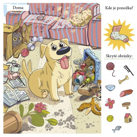 Skryté obrázky - modrý sešit