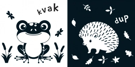 Kuk! Harmonikové leporelo pro miminka