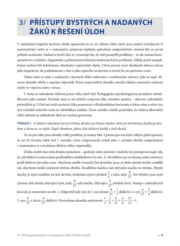 Matematika pro bystré a nadané žáky
