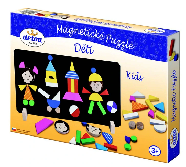 DETOA Magnetické puzzle - Děti