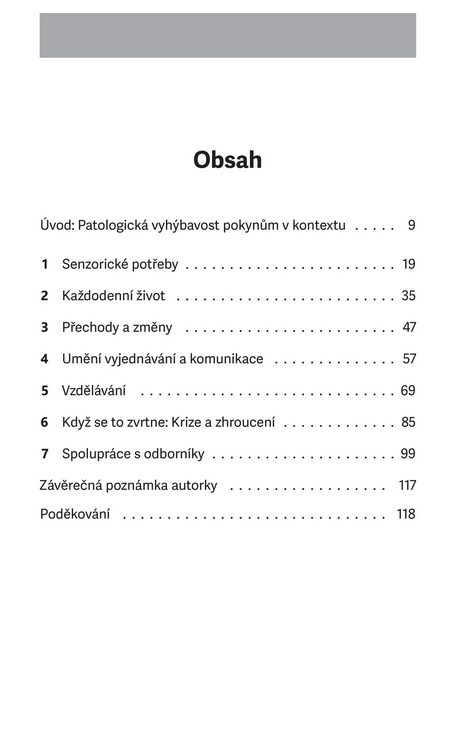 Patologická vyhýbavost pokynům u dětí s PAS