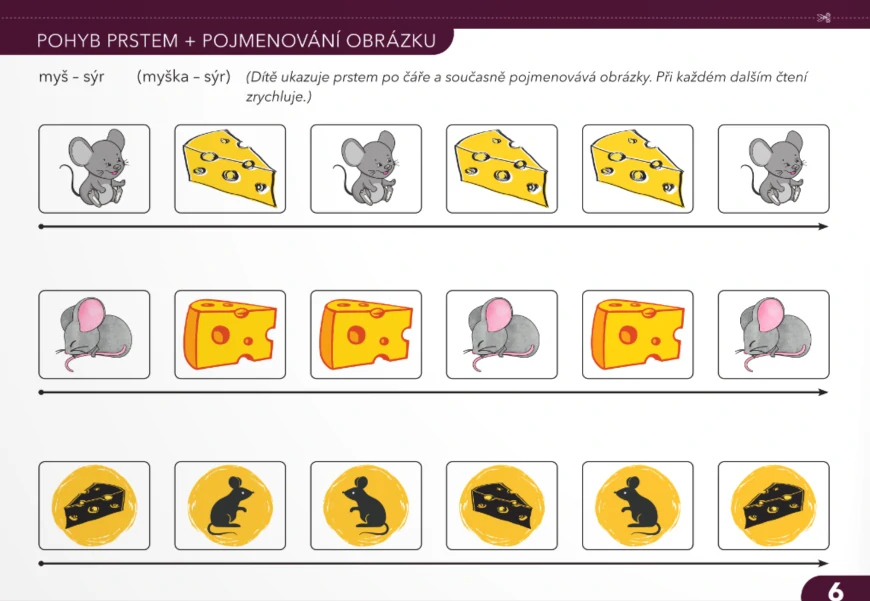 Motorické čtení pro předškoláky 1