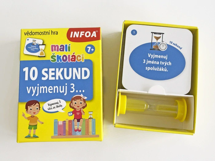 10 sekund - Vyjmenuj 3 ... malí školáci
