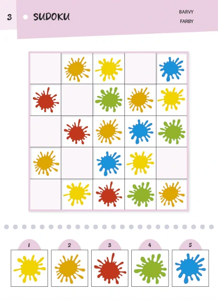 Dolepuj sudoku + aktivity (oranžový sešit)