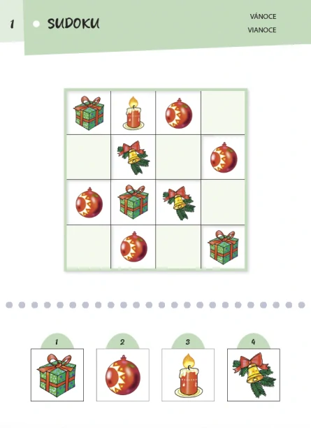 Dolepuj sudoku + aktivity (modrý sešit)
