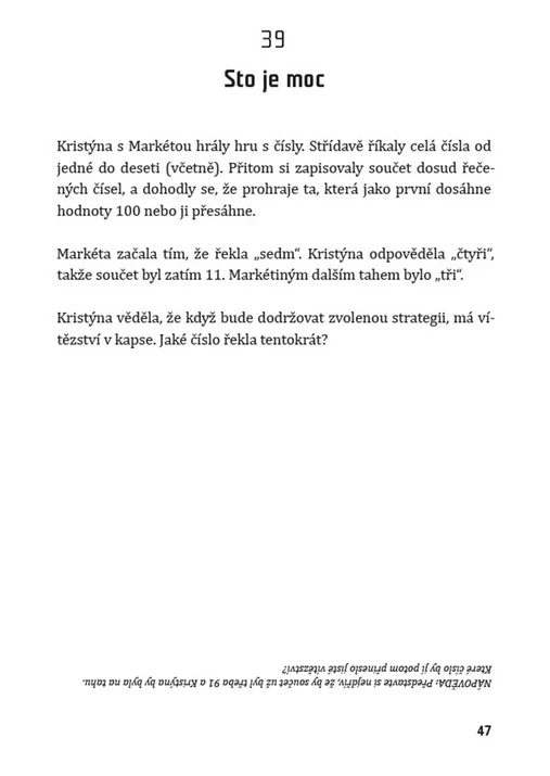 100 mozkocvičných hádanek