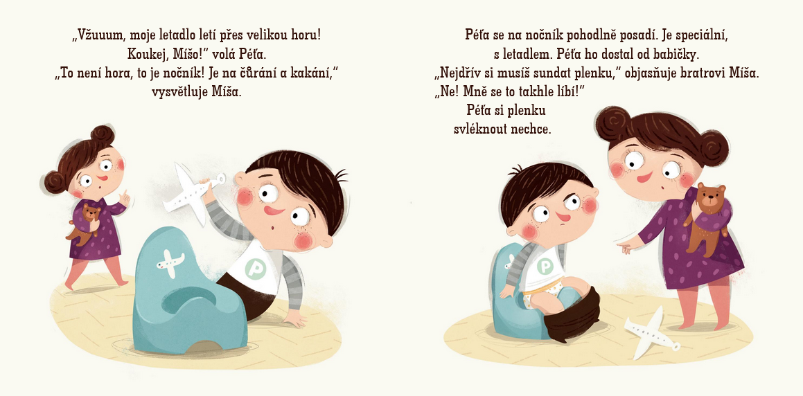 Péťa chce čůrat