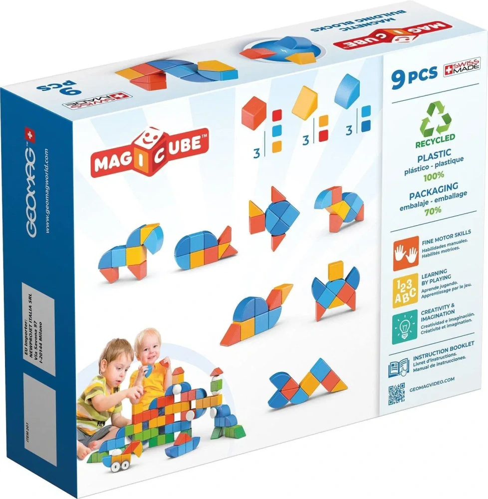 GEOMAG Magicube: Tvary - 9 ks