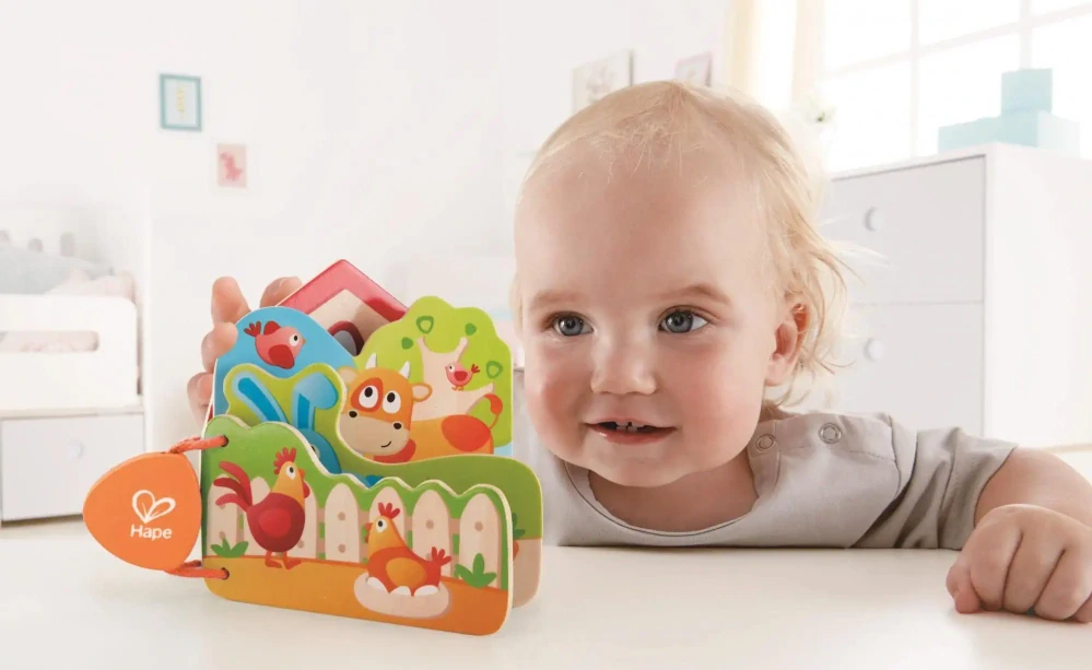 HAPE Baby knížka - Farma