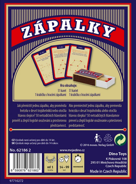 DINO Dinovka - Zápalky