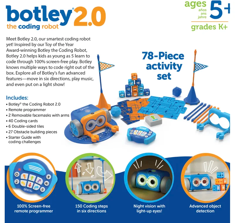 LEARNING RESOURCES Botley 2.0 - kódovací robot