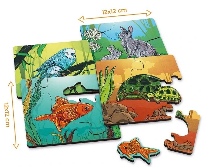 Puzzle - Máma a mládě