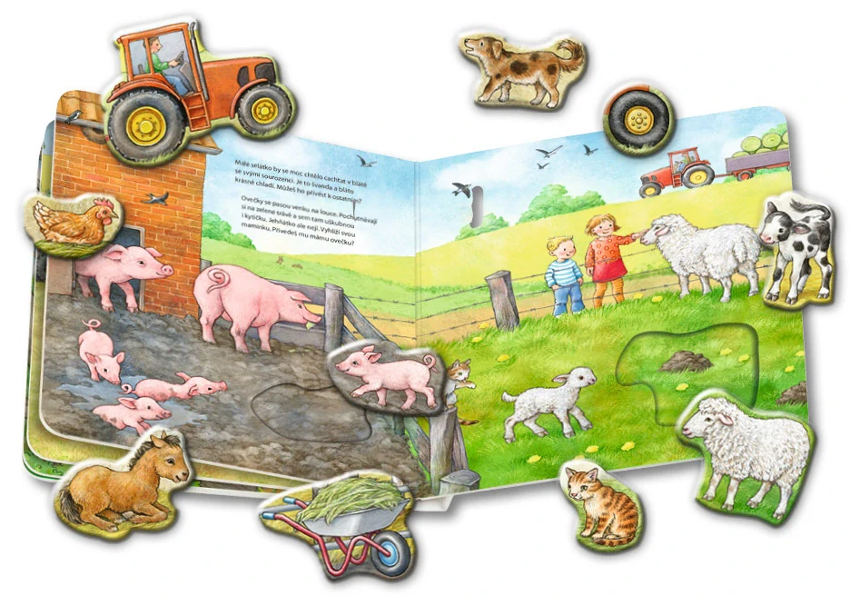 JUNIOR Moje první puzzle - Na statku