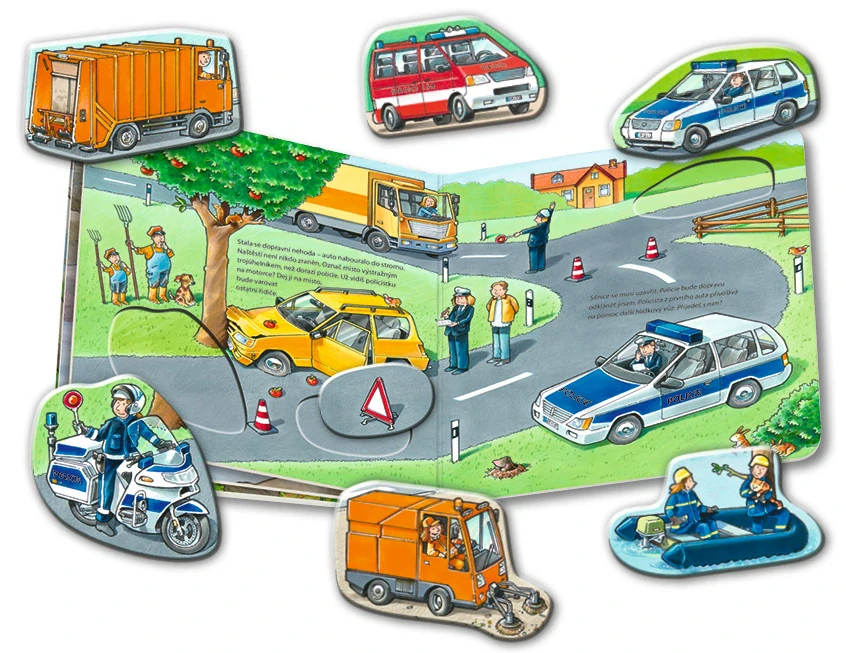 JUNIOR Moje první puzzle - Záchranáři jedou!