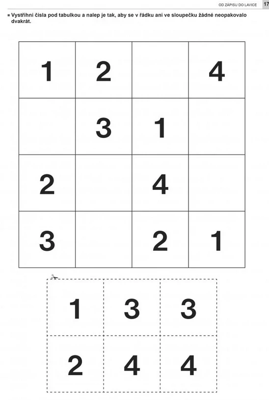 Od zápisu do lavice – Předmatematické představy