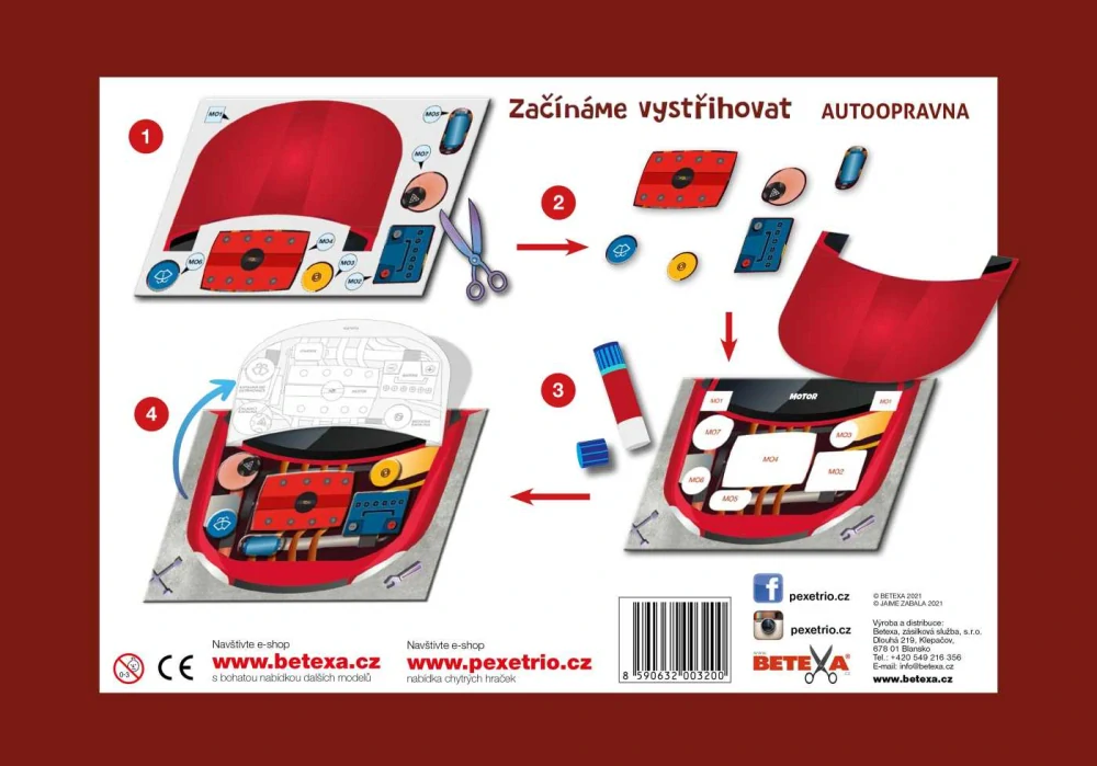 Začínáme vystřihovat - Autoopravna