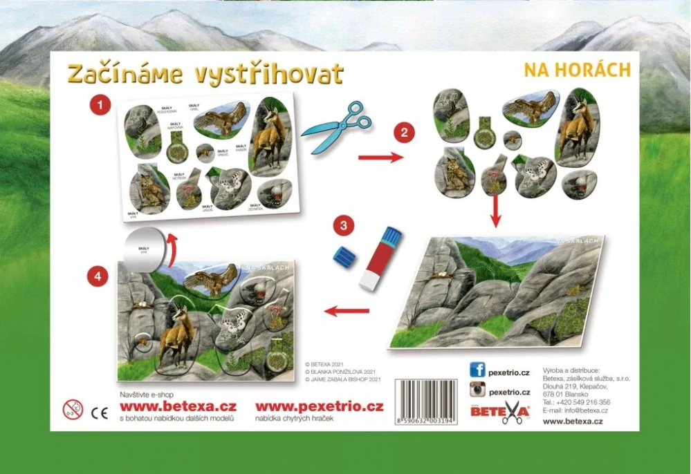 Začínáme vystřihovat - Na horách