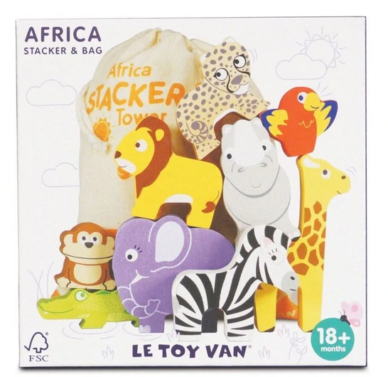 LE TOY VAN Balanční věž - Afrika 