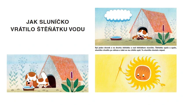 O zvědavém štěňátku