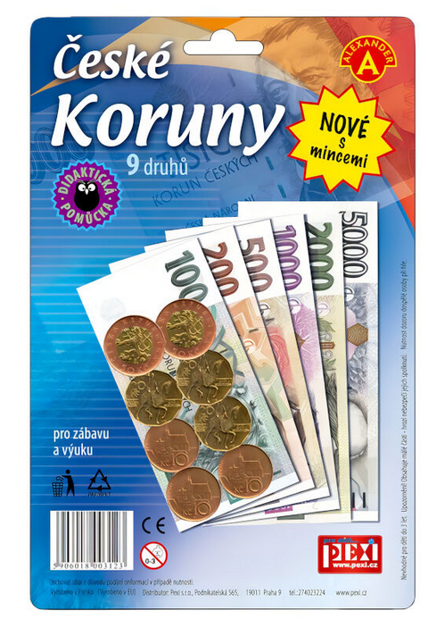 Hrací peníze české koruny