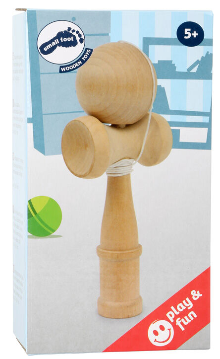 SMALL FOOT Dřevěná Kendama přírodní