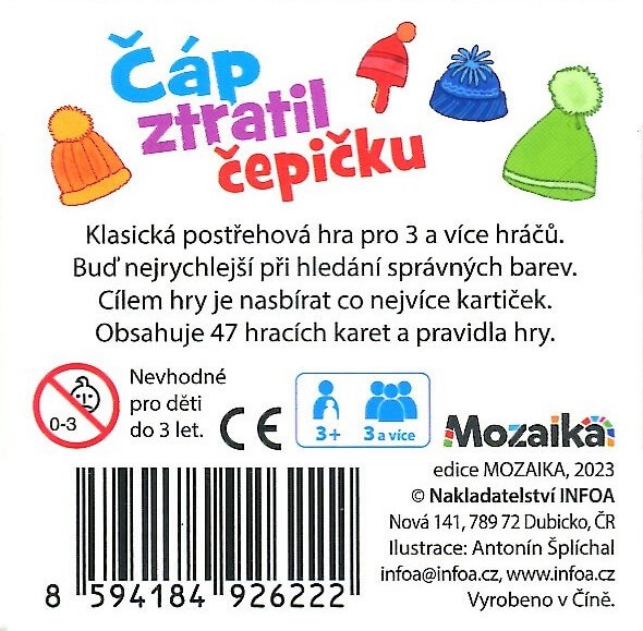 Čáp ztratil čepičku