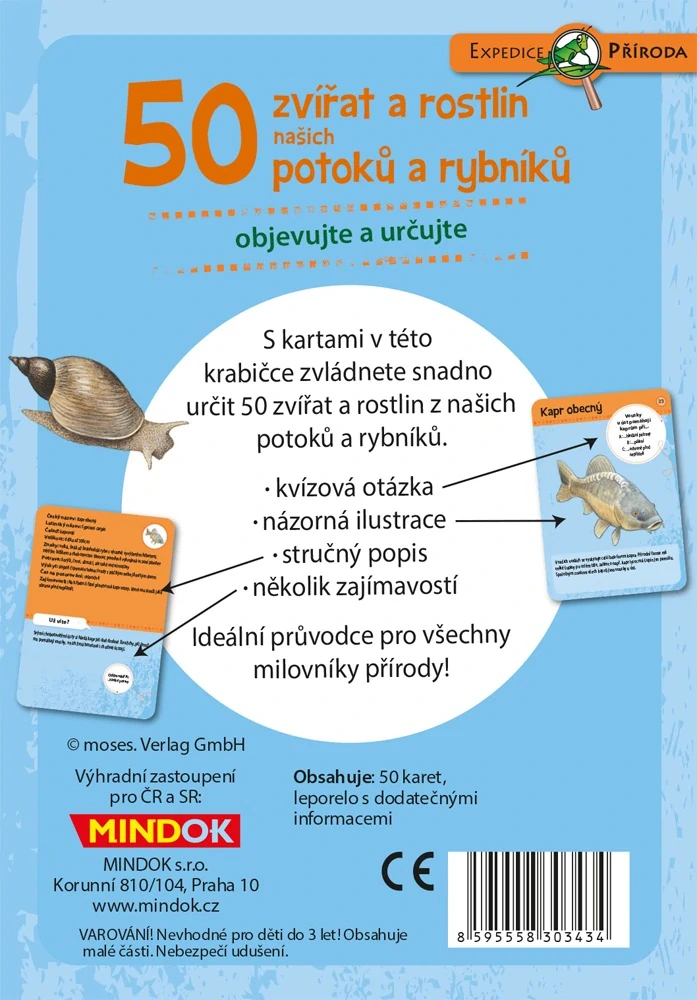 Expedice příroda: 50 zvířat a rostlin našich potoků a rybníků