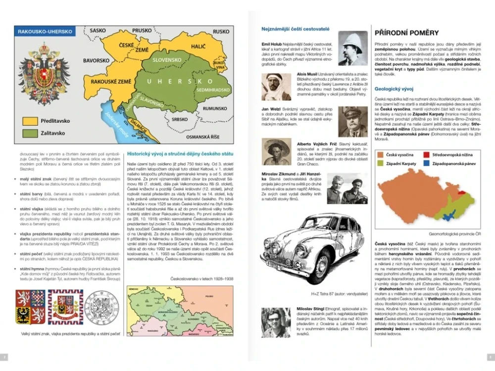 Česká republika - Přehled zeměpisu (nejen) pro školáky