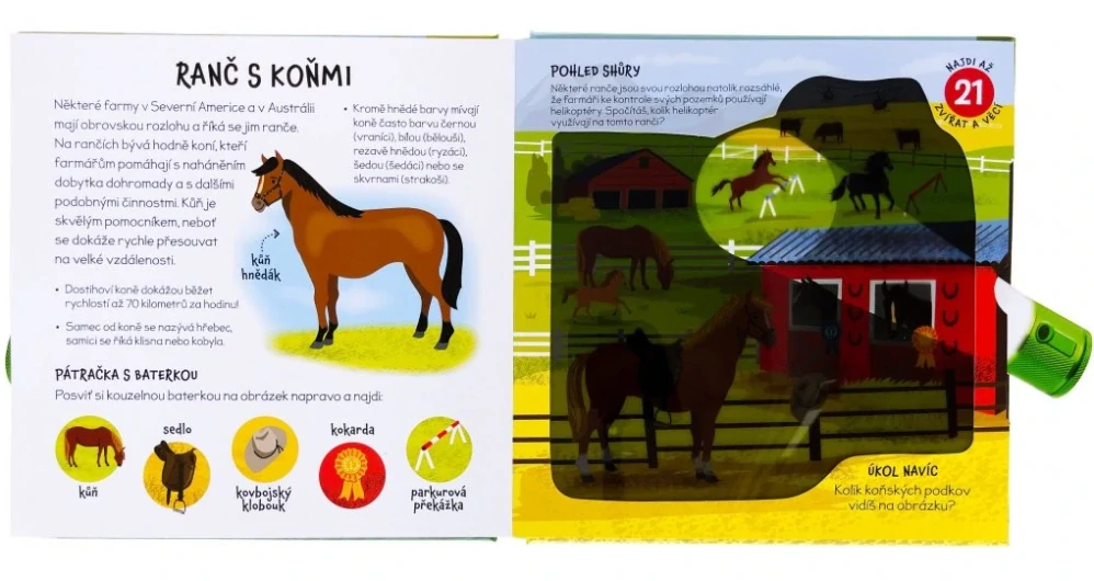 Kniha s kouzelnou baterkou - Farma