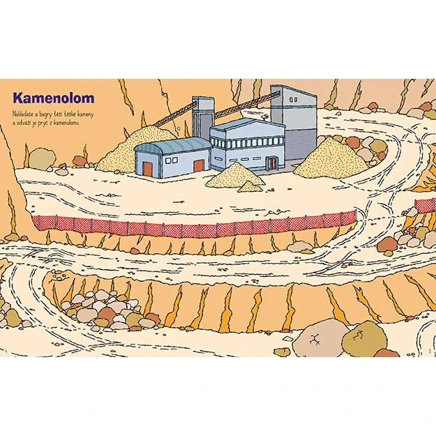 Samolepková knížka - Bagry