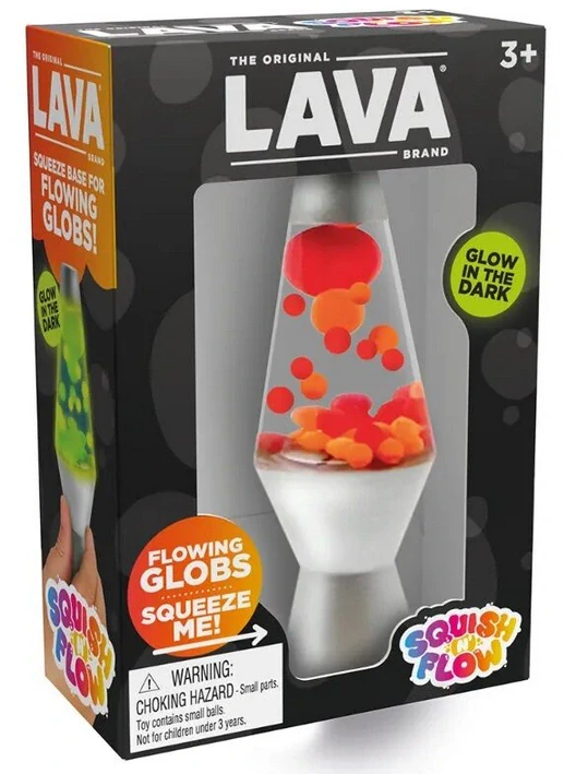 Mačkací lávová lampička (1 ks) mix barev